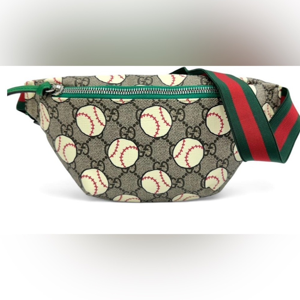 Gucci Kids Baseball Print Belt Bag